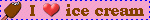 i love icecream gif